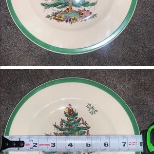 3 Spode plates and 1 salad plate